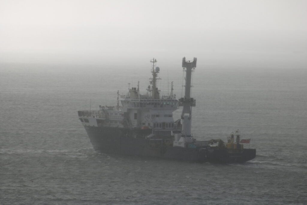 THV Galatea leaving Millbay