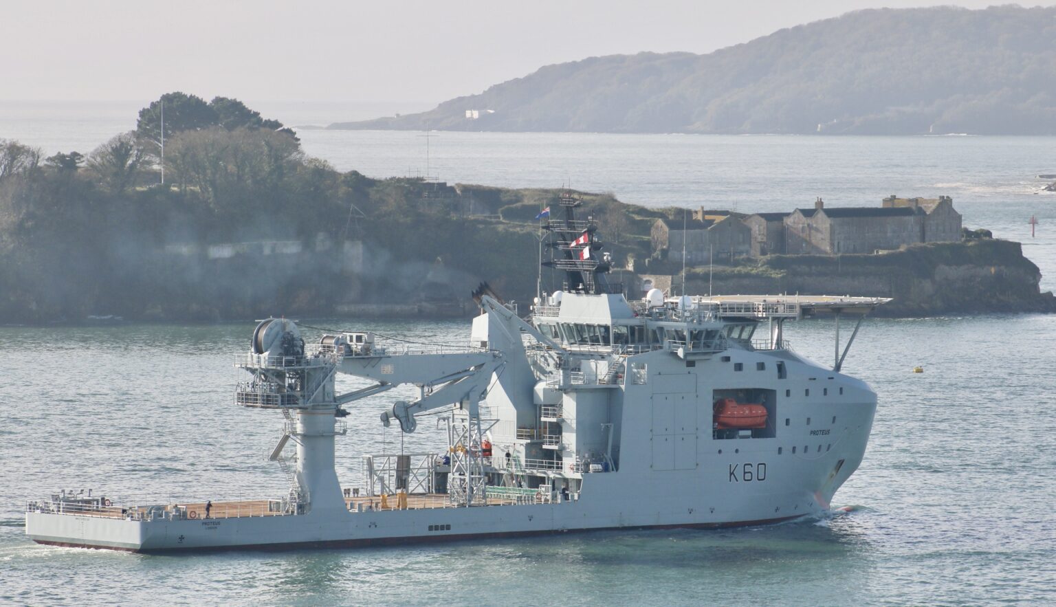 Proteus Rfa System THE FIRST VISIT OF RFA PROTEUS IN PLYMOUTH